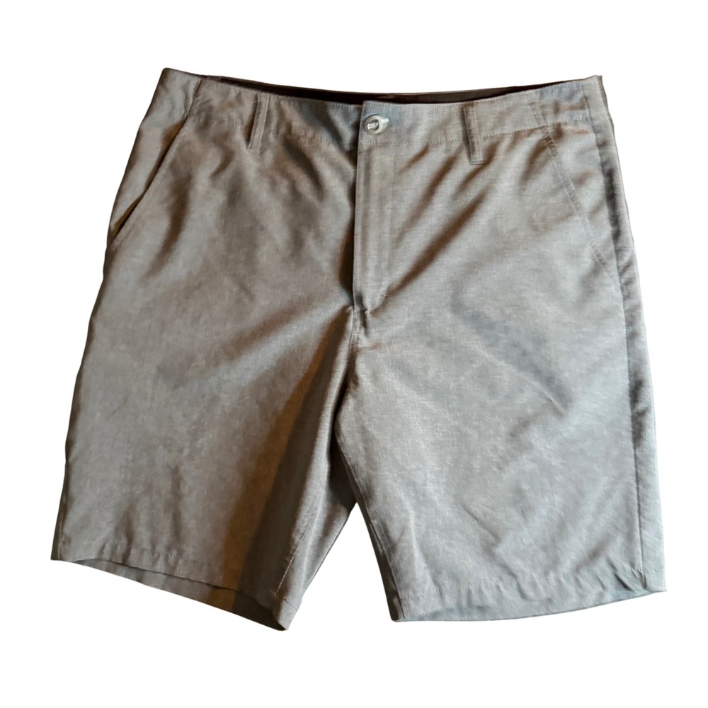 Volcom Surf & Turf Hybrid Shorts Mens 36 Gray 4-Way Stretch Heathered